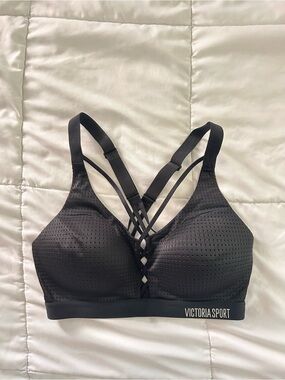 Victoria's Secret Black Strappy Victoria Sport Bra